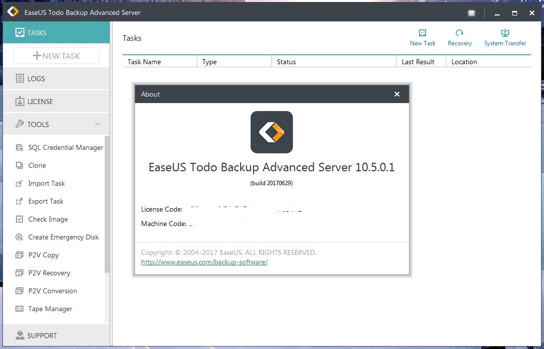 easeus todo backup advanced server 5.8 activation code